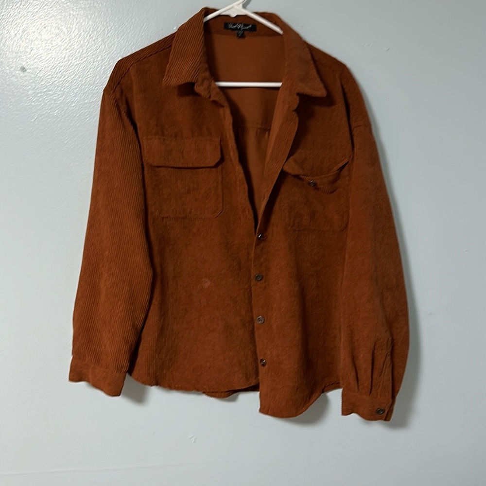 Jacket, good condition, tan brown,